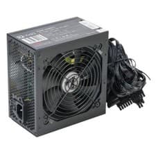 Image of VIDA Black 650W PSU Power Supply Computer Desktop PC ATX 12CM Fan PCI-E SATA UK