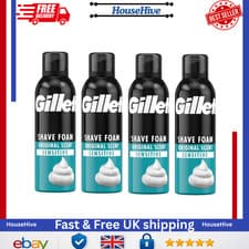 Image of 4x Gillette Classic Sensitive Skin Shaving Foam 200 Ml