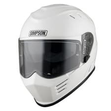 Image of Simpson Venom Solid (ECE-22.06)- Gloss White Motorcycle Helmet