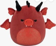 Image of Squishmallows 7.5” Plush Soft Toy - Salami The Dragon