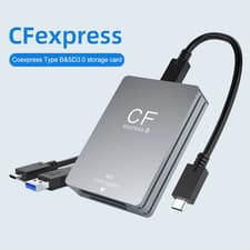 Image of 2 in 1 Cfexpress Type B SD Card Reader Portable CF Express Reader USB3.2 10Gbps