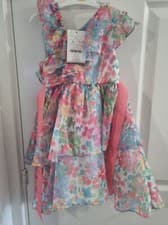 Image of Monsoon Multi coloured dress girls 2-3 years BNWT