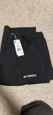 Image of NEW with Tags- Adidas Men’s MT RAIN PANT 2.0 Hiking Pants Black Size Large NWT