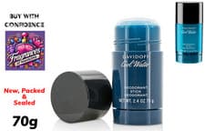 Image of Davidoff Cool Water Deodorant Stick 70g - New, Packed & Sealed