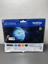 Image of Genuine Brother LC1280XL Black/Cyan/Magenta/Yellow Ink Cartridge Multipack