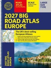 Image of Philip's 2027 Big Road Atlas of Europe by Philip's Maps Spiral bound