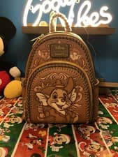 Image of NWT Rescuers Down Under Loungefly Mini Backpack Disney