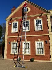 Image of Triple Extension Ladders - 3 Section Trade Master EN131 Professional Aluminium