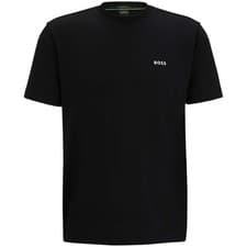 Image of Boss Tee Stretch-Cotton T-Shirt | Black | S, M, L, XL, XXL, 3XL, 4XL, 5XL