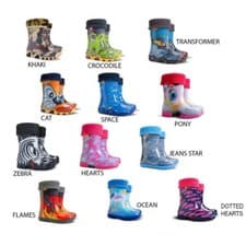 Image of New Wellies for KIDS Waterproof Wellington BOOTS for Boys and Girls Outdoor UK