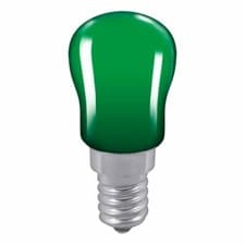 Image of 1 X LED GREEN COLOURED CROMPTON 1.3W SES E14 240Volt PYGMY Lamp Bulb SIGN 9080