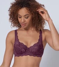 Image of Triumph Amourette 300 WHP Blackcurrant Purple Underwired Bra UK 36C