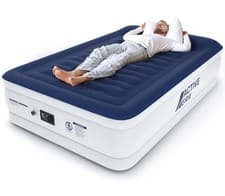 Image of Active Era® Luxury Double Air Bed with Built-In Electric Pump