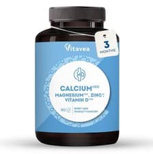 Image of Calcium with Magnesium Zinc & Vitamin D 90 Tablets for 3 Months Bone Muscle &