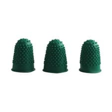 Image of Q-Connect Thimblettes Size 0 Green (Pack of 12) KF21508