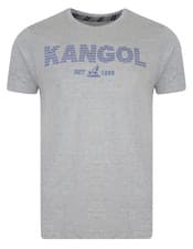 Image of Kangol Mens T-Shirt Printed Slim Fit Branded Logo Print Top S M L XL