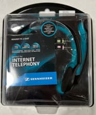Image of Sennheiser PC 2 CHAT Mono Analog Headset for PC Black NEW/Damaged box