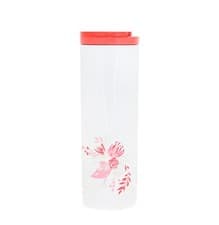 Image of starbucks Stainless Steel Bouquet Tumbler 16 oz Botanical Collection Pink White