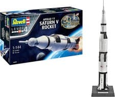 Image of Apollo Saturn V 1:144 Model Kit - 1890-Piece Unbuilt Space Craft for Hobbyists