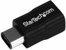 Image of StarTech USB-C to Micro-B Adapter – USB 2.0 Type-C Male to Micro USB Female