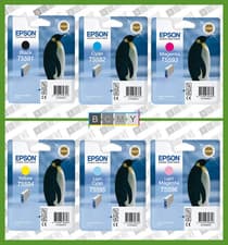 Image of Genuine Epson T5591 - T5596 Ink Cartridges - Singles or Multipack