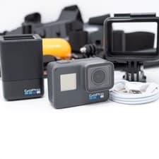 Image of GoPro Hero 6 Black Action Camera Bundle - Great Condition