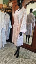 Image of Body touch Luxury Soft Robe Dressing Gown Pink Belted Size 10-12 New