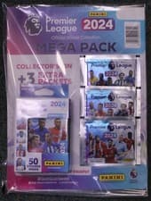 Image of Panini Collectors Tin & 50+ Stickers M/p, Football Premier League 2024 Soccer