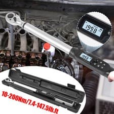 Image of 1/2" Sq Dr Premier Digital Torque Wrench Ratchet Calibrated Adjustable 10-200 Nm
