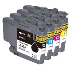 Image of Set of LC424 Ink Cartridge For Use in Brother DCP-J1200W