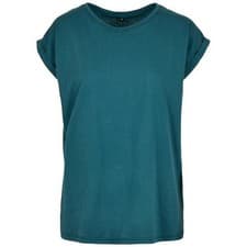 Image of Build Your Brand Womens/Ladies Extended Shoulder T-Shirt RW5675