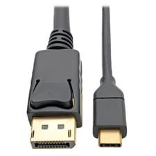 Image of Tripp Lite 6FT USB-C Male to DisplayPort Male Cable