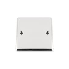 Image of Full Range (WHITE METAL) Polished Chrome Classic Sockets Light Switches Dimmer