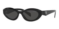 Image of PRADA PR 26ZS 16K08Z Black Dark Grey Women Sunglasses AUTHENTIC