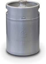 Image of 5L Stainless Steel Mini Keg for Home Brewing | Ball Lock Lid | Compact Growler
