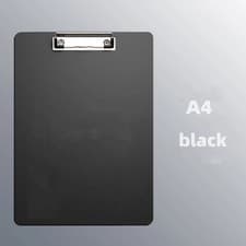 Image of A4 FOOLSCAP CLIPBOARD Black Red Blue PVC CLIP BOARD Filing PVC..