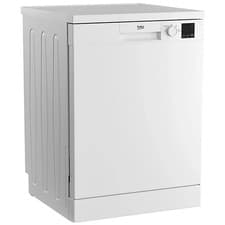 Image of Beko DVN04X20W Freestanding Full Size Dishwasher White 13 Place Energy Efficient