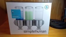 Image of Simplehuman 3 15 Oz Hand Pumps Wall Mounted Space Savers B/N