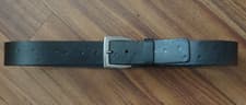 Image of Brand New ARMANI EXCHANGE black Men's leather belt 34" *length 1m/39.5"-Cost £80