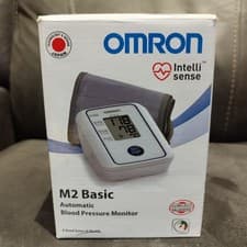 Image of Omron M2 Basic Intelli IT+ Automatic Upper Arm Blood Pressure Monitor White New