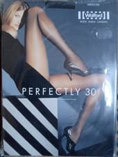 Image of Wolford Perfectly 30 Tights - Nearly Black, medium