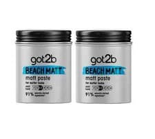 Image of Schwarzkopf Got2b Beach Matt Paste 100ml x 2