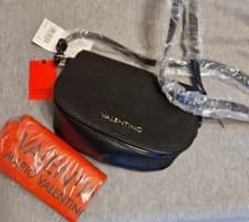 Image of MARIO VALENTINO OF NAPLES ALEXIA NERO SHOULDER BAG ! NEW NWT