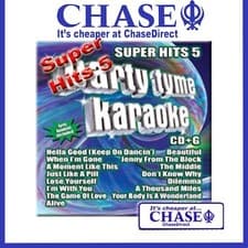 Image of PARTY TYME KARAOKE CD CDG CD+G DISC BACKING TRACKS SONGS - SUPER HITS 5 POP ----