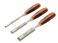 Image of Bahco 424-P Bevel Edge Chisel Set, 3 Piece