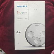 Image of Philips Hue Wireless Lighting Tap Smart Switch, Synthetics, White