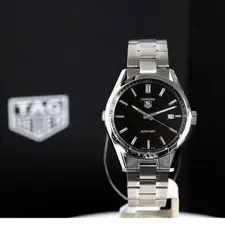 Image of TAG Heuer Carrera Men's Black Watch WV211B.BA0787 Boxed Unworn 1 Year Warranty