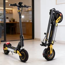 Image of NEW 12 inch Folding Electric Scooter 60V23AH Dual Motor Off Road E-Scooter Adult