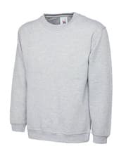 Image of Mens Classic Crew Neck Pullover Sweatshirt - SPORT CASUAL LEISURE PLAIN SWEATER