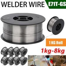 Image of 1KG-8KG Gasless Welding Wire MIG Flux Cored Wires Reel Spool Roll 0.8mm E71T-GS